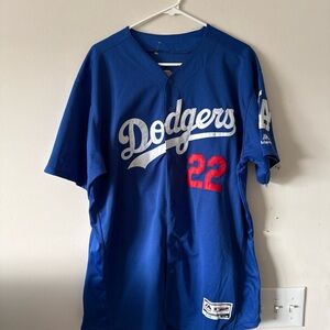 Majestic Blue Dodgers Jersey